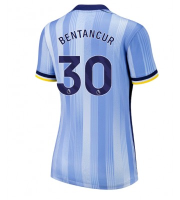 Tottenham Hotspur Rodrigo Bentancur #30 Segunda Equipación Mujer 2024-25 Manga Corta